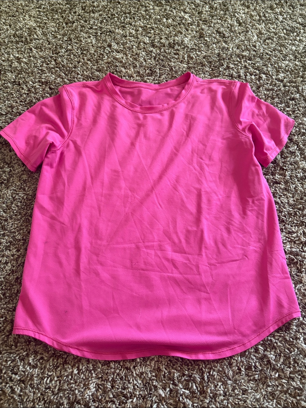 Lululemon Short-Sleeve Active Tee - Hot Pink